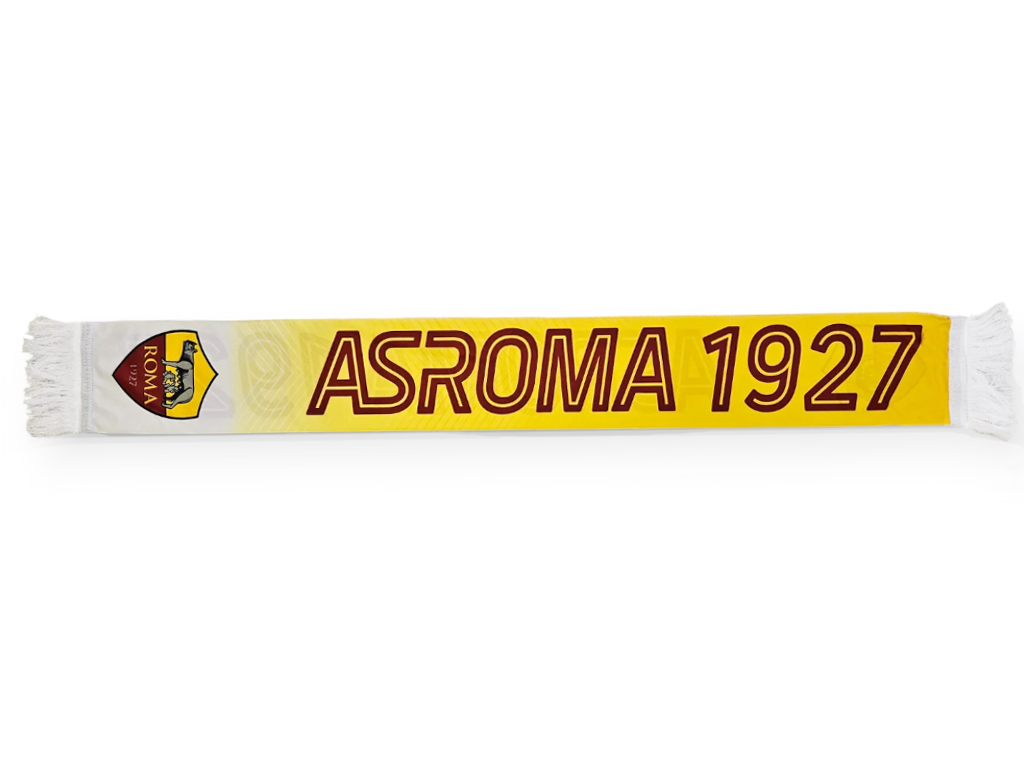 ROMA SCIARPA RASO DOPPIATA #ASROMA1927 | Ellepiu